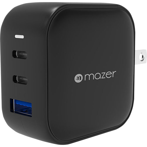 Cốc sạc Mazer Infinite.Boost SuperMINI 66W 2Type-C 1 USB M-GAN66W - Hàng chính hãng
