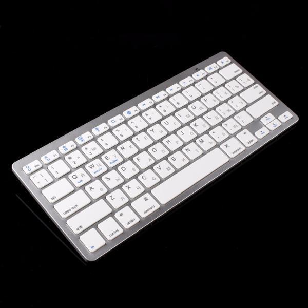 2x Portable Bluetooth Keyboard Russian Language For Desktop Tab Phone