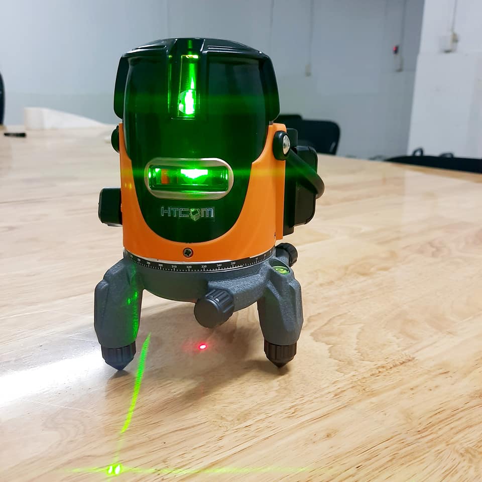MÁY CÂN BẰNG CÂN MỰC LASER HTCOM HT8920 5 TIA XANH - HÀNG CHÍNH HÃNG