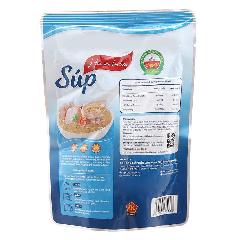 Súp hải sản tóc tiên Cây Thị gói 260g