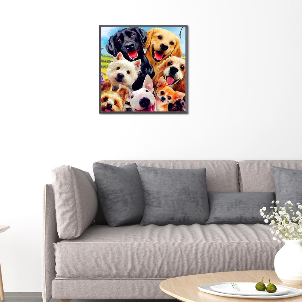 Bộ dụng cụ vẽ tranh DIY tại nhà kích thước 12x12 inches