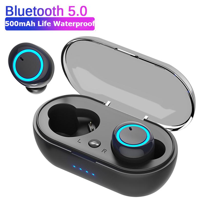 Tai Nghe Nhét Tai Tws Kết Nối Bluetooth 5.0 Có Micro Và Phụ Kiện