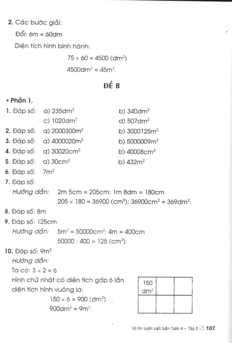 Vở Ôn Luyện Cuối Tuần Toán 4 - Tập 2 _HA