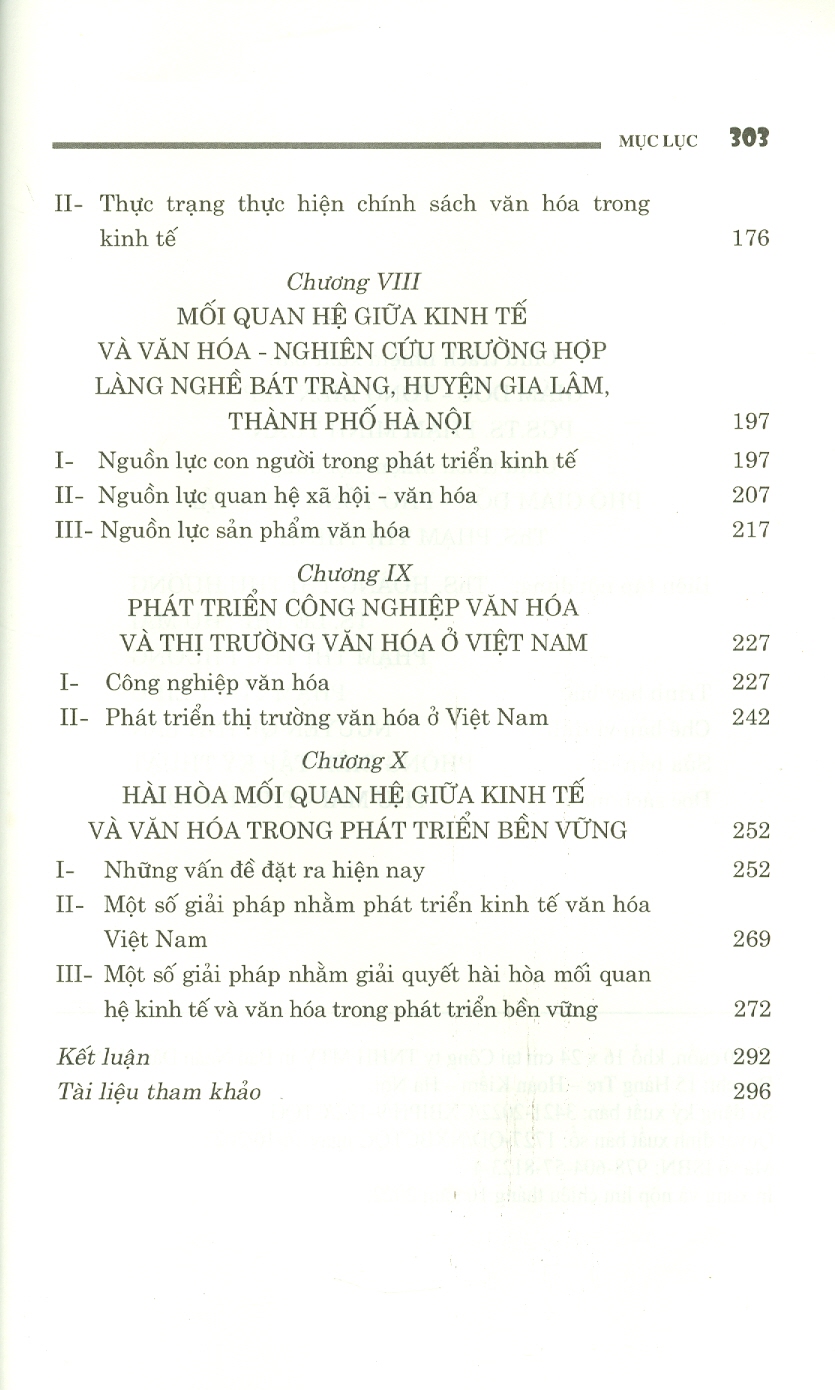 Mối Quan Hệ Giữa Kinh Tế Và Văn Hóa - Những Vấn Đề Lý Luận Và Thực Tiễn Ở Việt Nam Hiện Nay (Sách chuyên khảo)