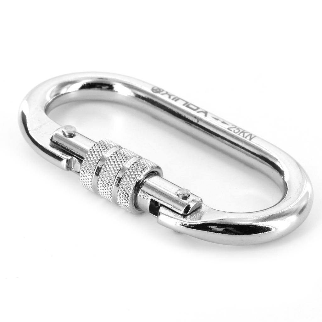 Mountaineering Rock Climbing Zip Line Wire Cable Trolley Pulley + Carabiner