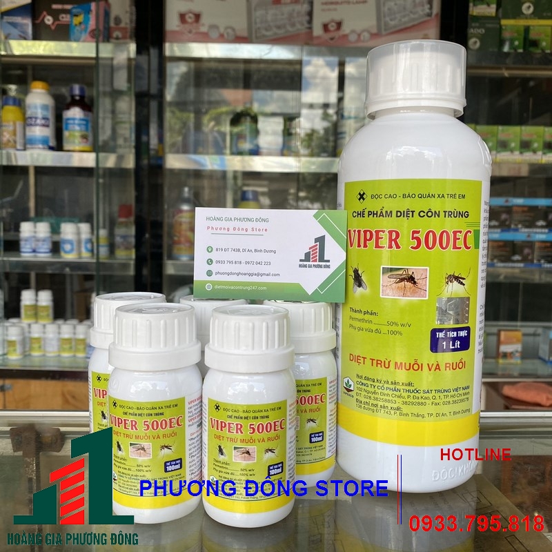 Thuốc diệt muỗi và côn trùng VIPER 50EC _ chai 100ml