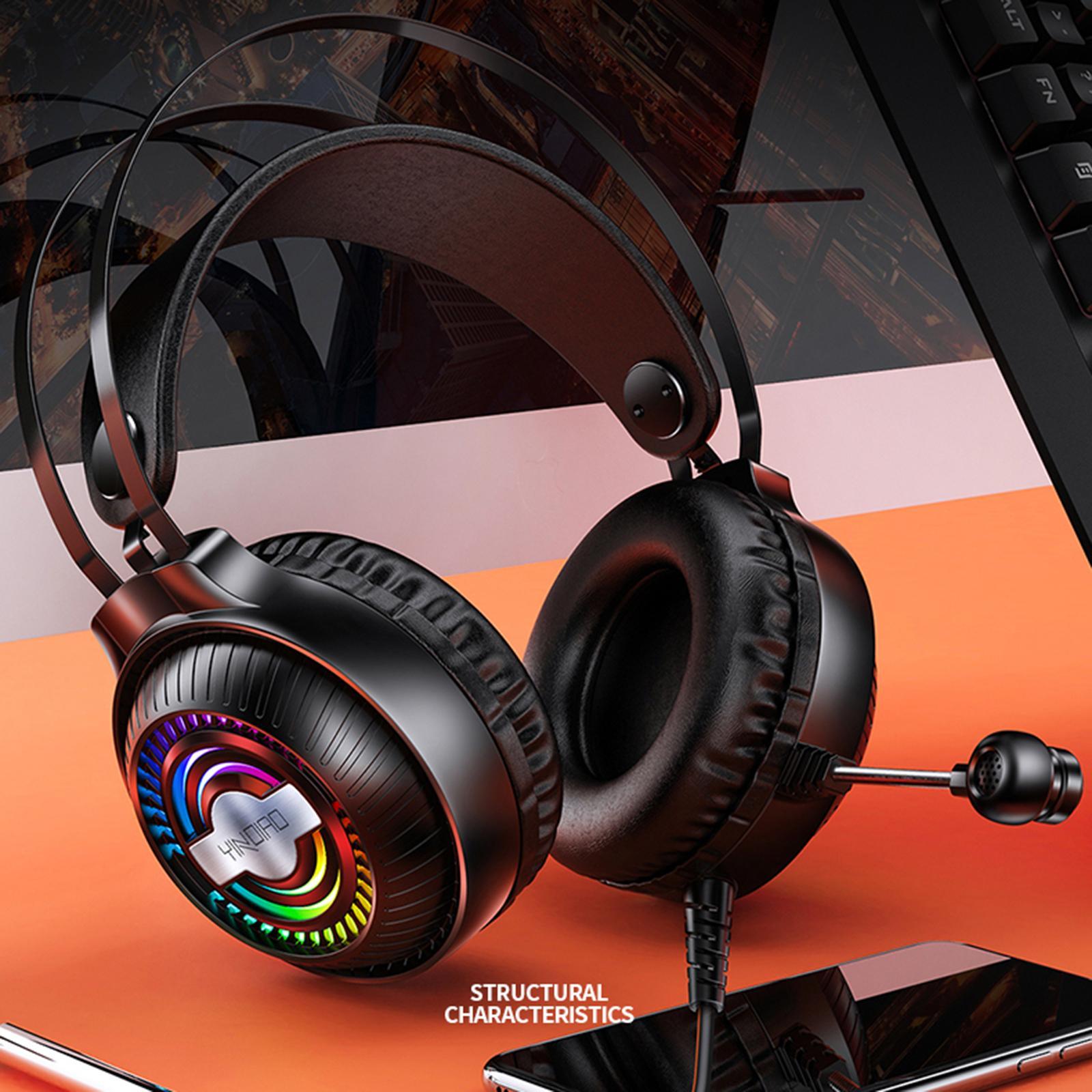 Bass Stereo Over Ear Gaming Headset Headphones for Gamer