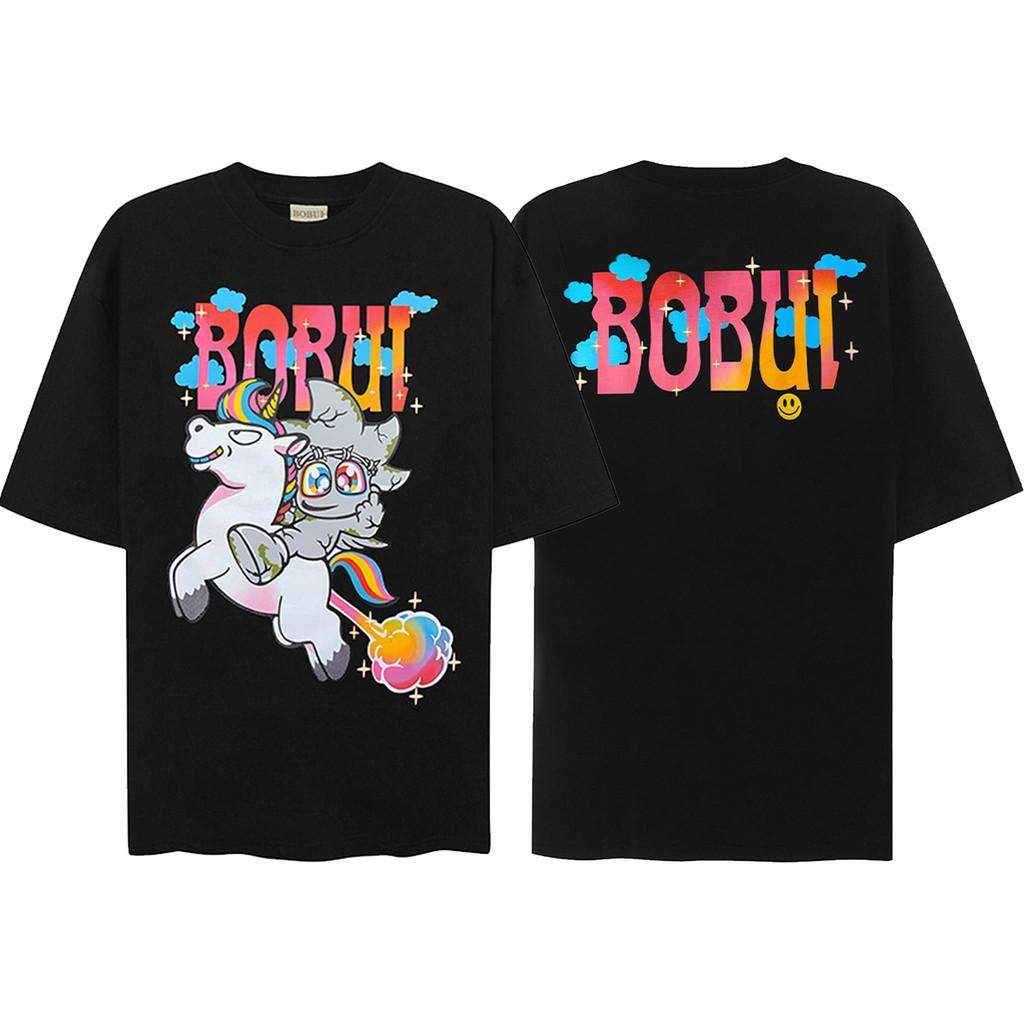 Áo Thun Local Brand BoBui Nam Nữ Tay Lỡ Oversize Full Mạc