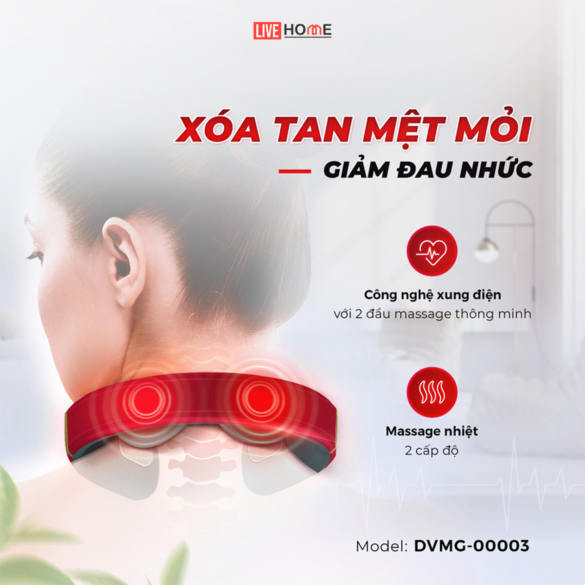 Máy Massage Cổ Xung Điện Đại Việt DVMG-00003