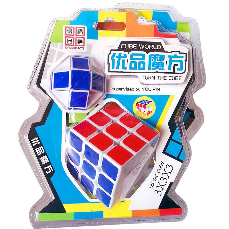 RuBik 3*3 Tặng Kèm 2 Rubic Nhỏ Giúp Bé Phát Triển Tư Duy ,Sáng Tạo