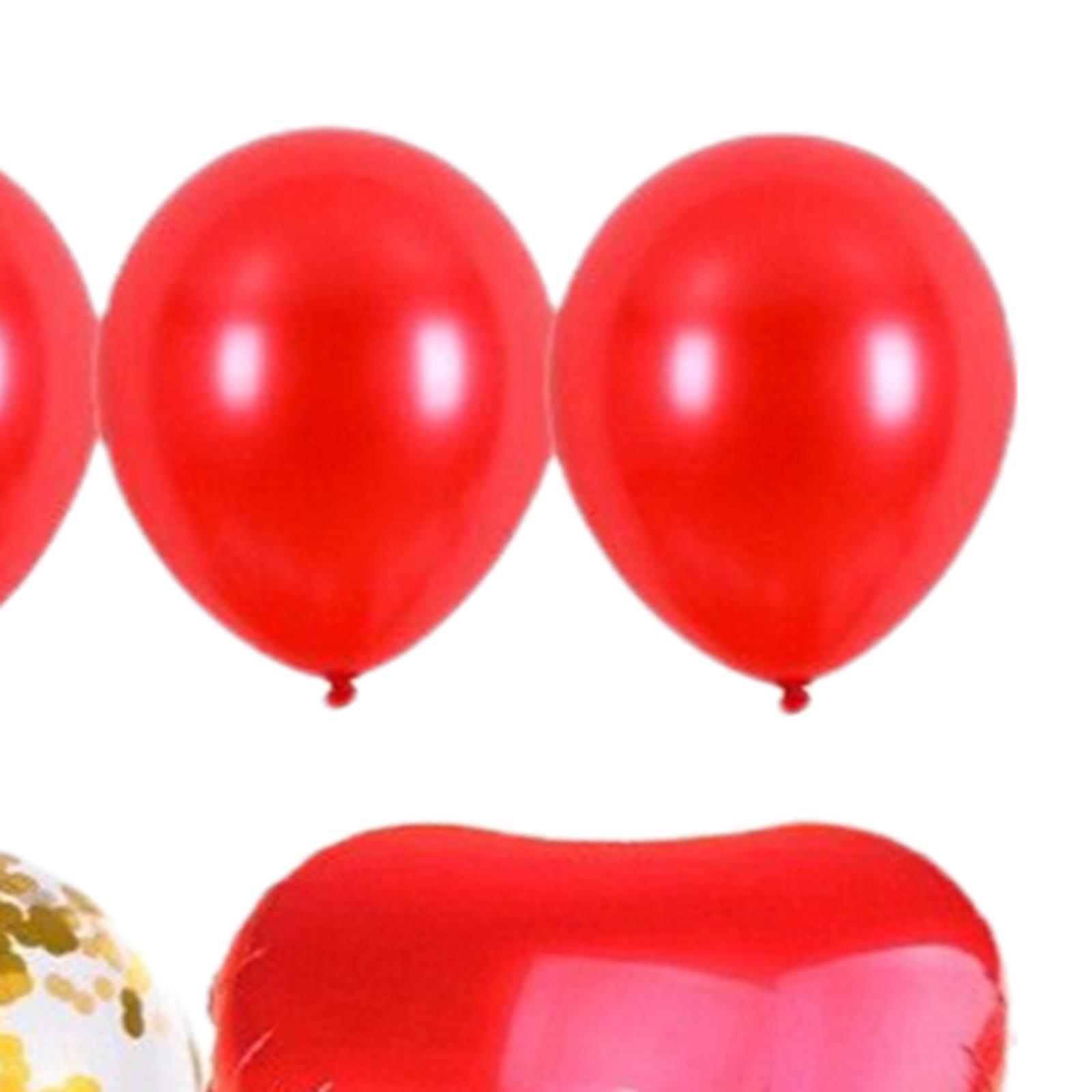 Confetti Latex Balloons W/ Ribbon for Wedding Birthday Party Decoration