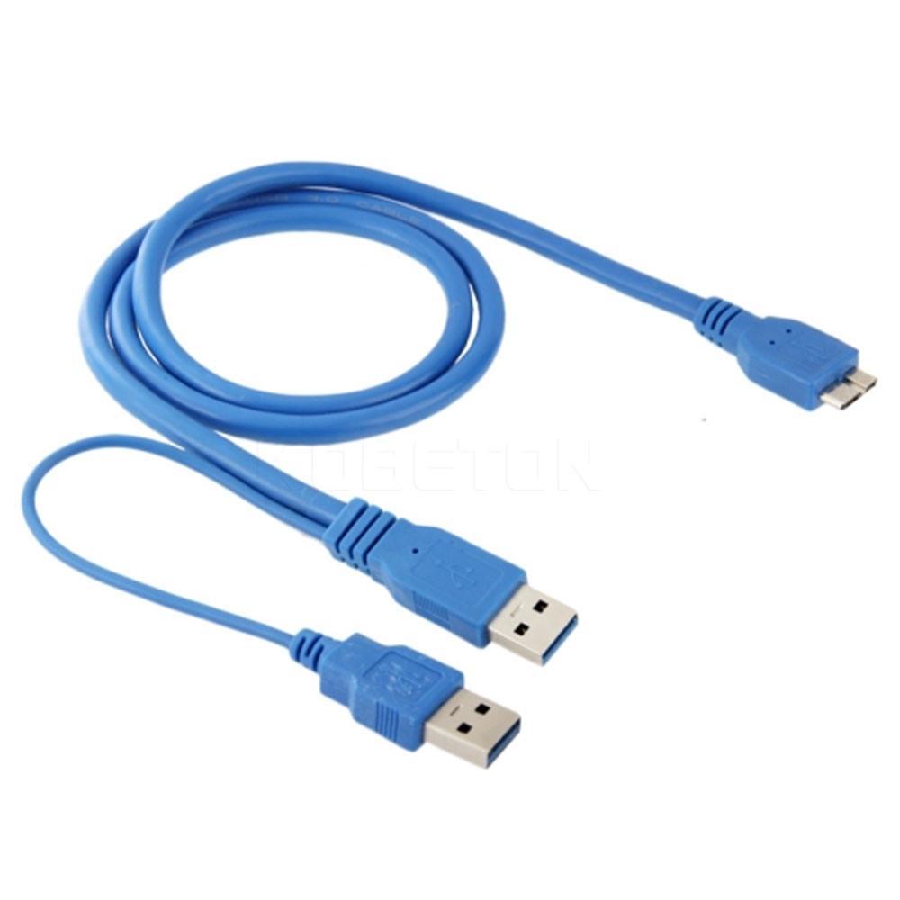 Cáp nối ổ đĩa cứng HDD dài 50cm hình chữ Y từ USB 3.0 A sang Micro-B USB 3.0
