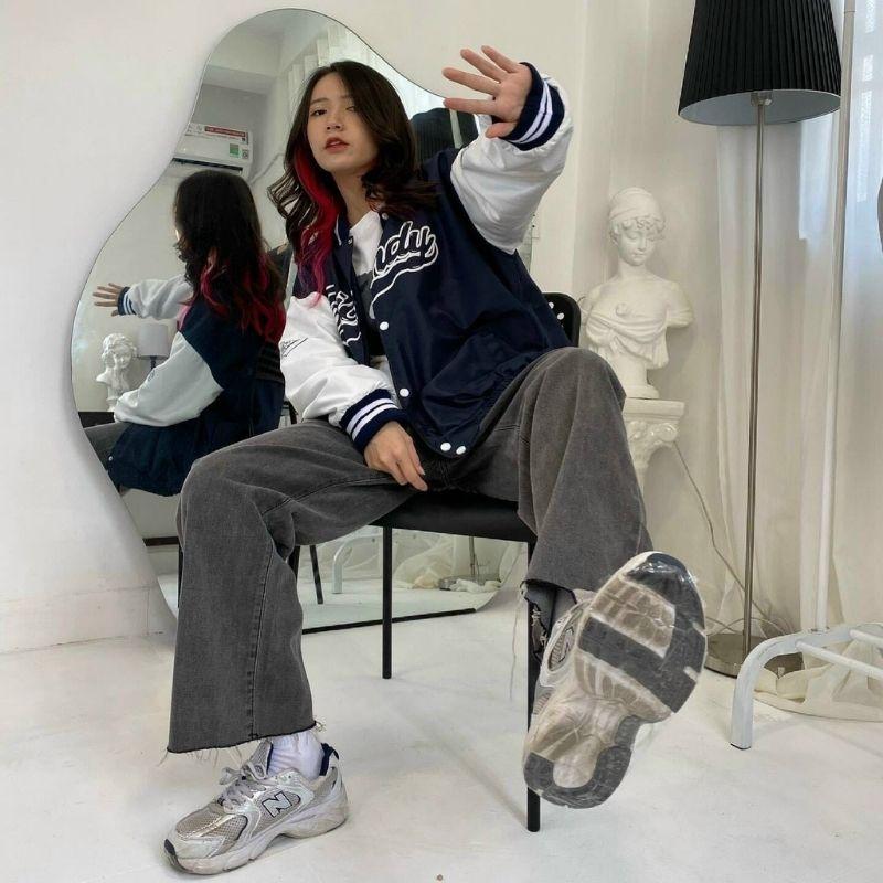 Áo bomber nữ nam unisex khoác gió jacket dù 2 lớp cúc bấm form rộng local brand ulzzang phong cách hàn quốc đep TORICNDY