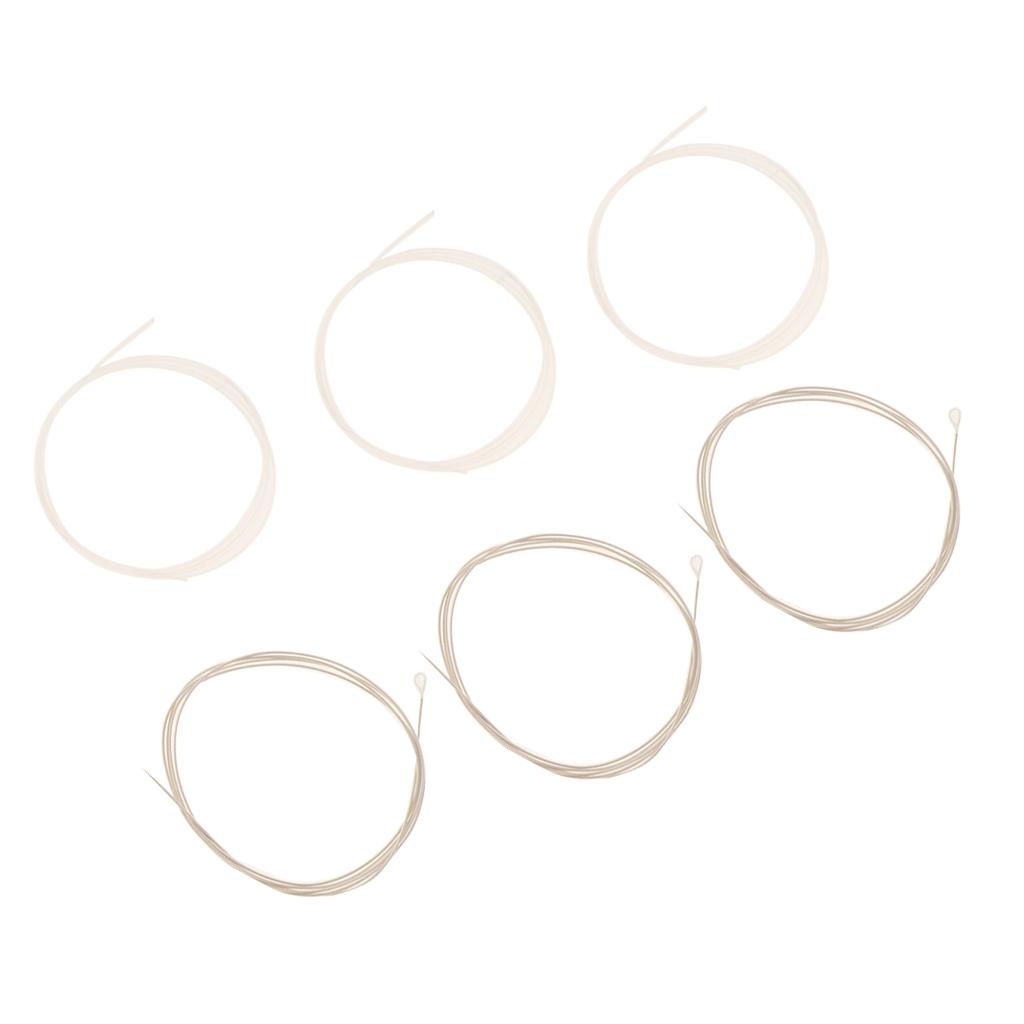 6 Pieces Guitar Replacement Strings Set for Acoustic Classical Guitar