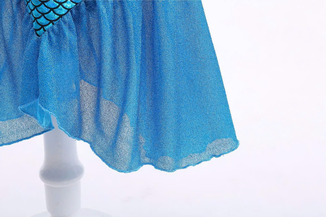 Đầm váy nàng tiên cá cho bé gái  dự tiệc lễ tết giáng sinh năm mới size 100-150 hàng quảng châu