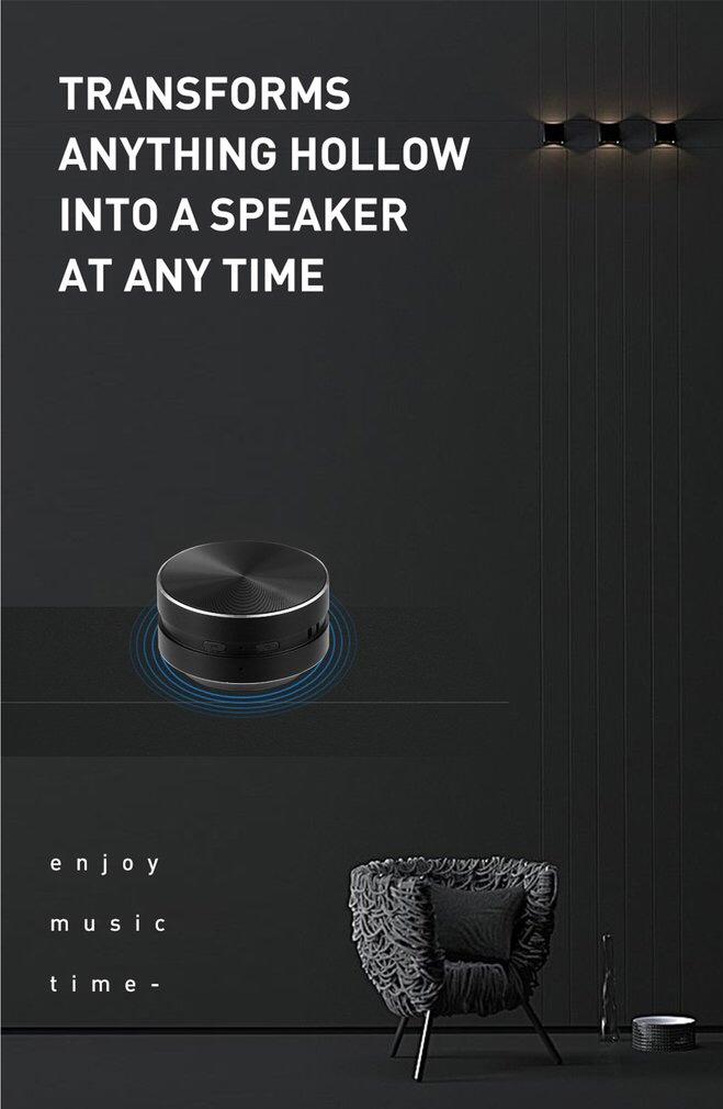 Loa dẫn điện xương Bluetooth twsstereo Kênh âm thanh kép Hộp âm thanh Mini Humbird loa với HD Call FM Radio Color: Black