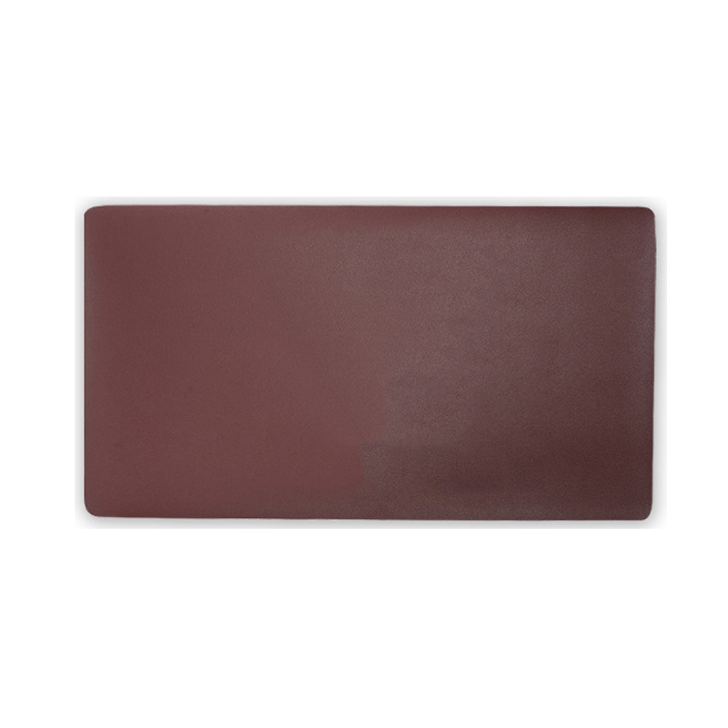 Tấm lót bàn làm việc bằng da chống nước nhiều màu cao cấp - Nâu đậm - 60 x 30 cm