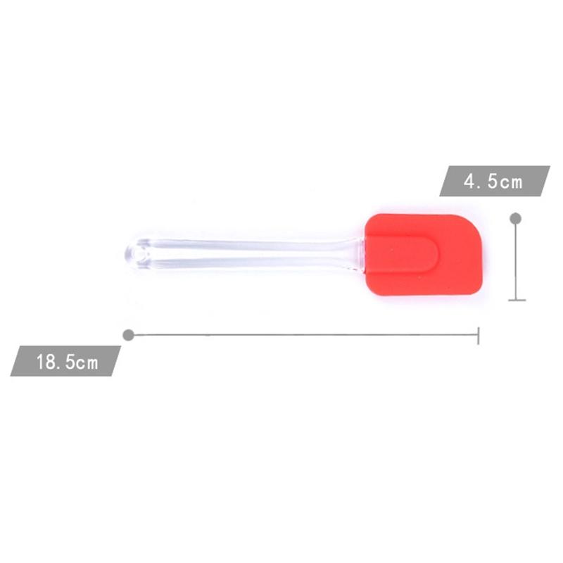 Muỗng trộn bột bằng silicon dạng thẳng tiện dụng dùng để làm bánh
