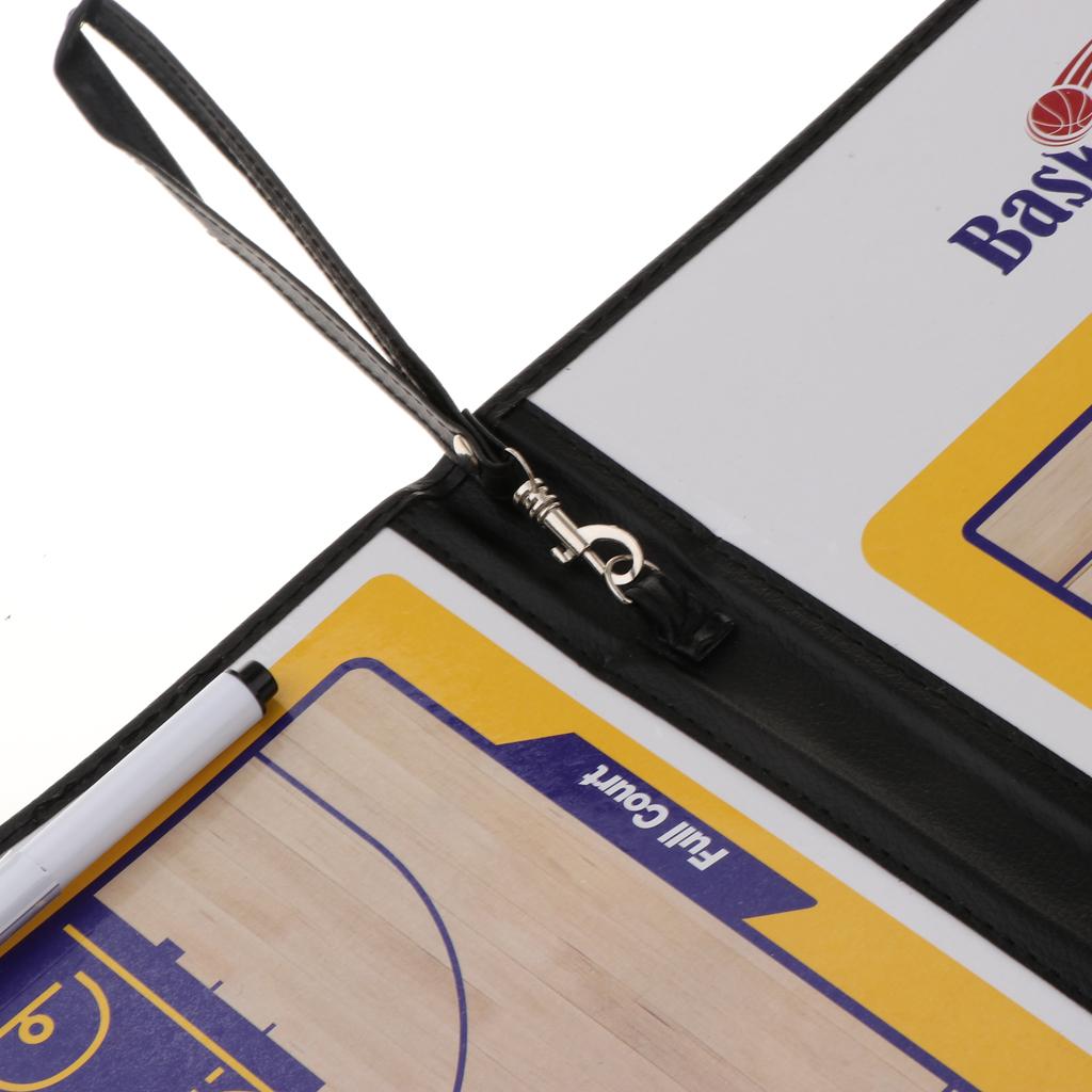 Sports Dry Erase Board for Coaching - Whiteboards for Strategizing, Techniques, Plays - 2-Sided Boards with Clip, Multi-Sport