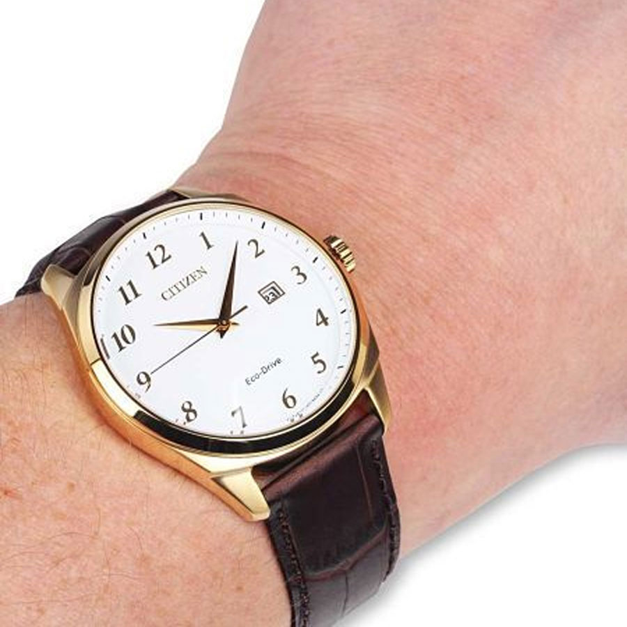 Đồng Hồ Nam Citizen Dây Da BM7322-06A - Mặt Trắng