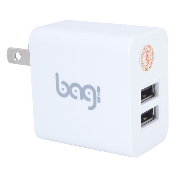 Củ Sạc nhanh Adapter Bagi CE-M23 2USB Quick Charge với Chíp BGPower 5.2V-3.1A - Hàng Chính Hãng