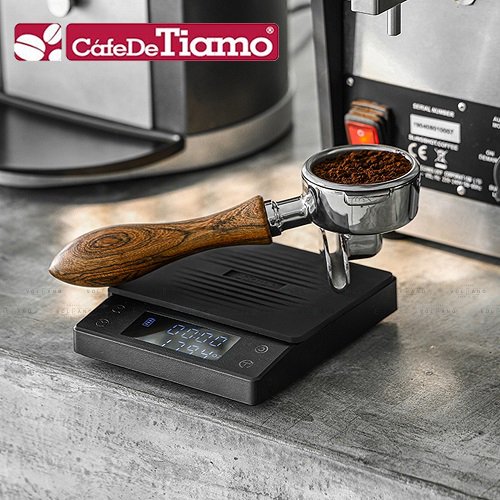 Cân điện tử cho pha chế cà phê đồ uống có đếm giờ Tiamo pin sạc