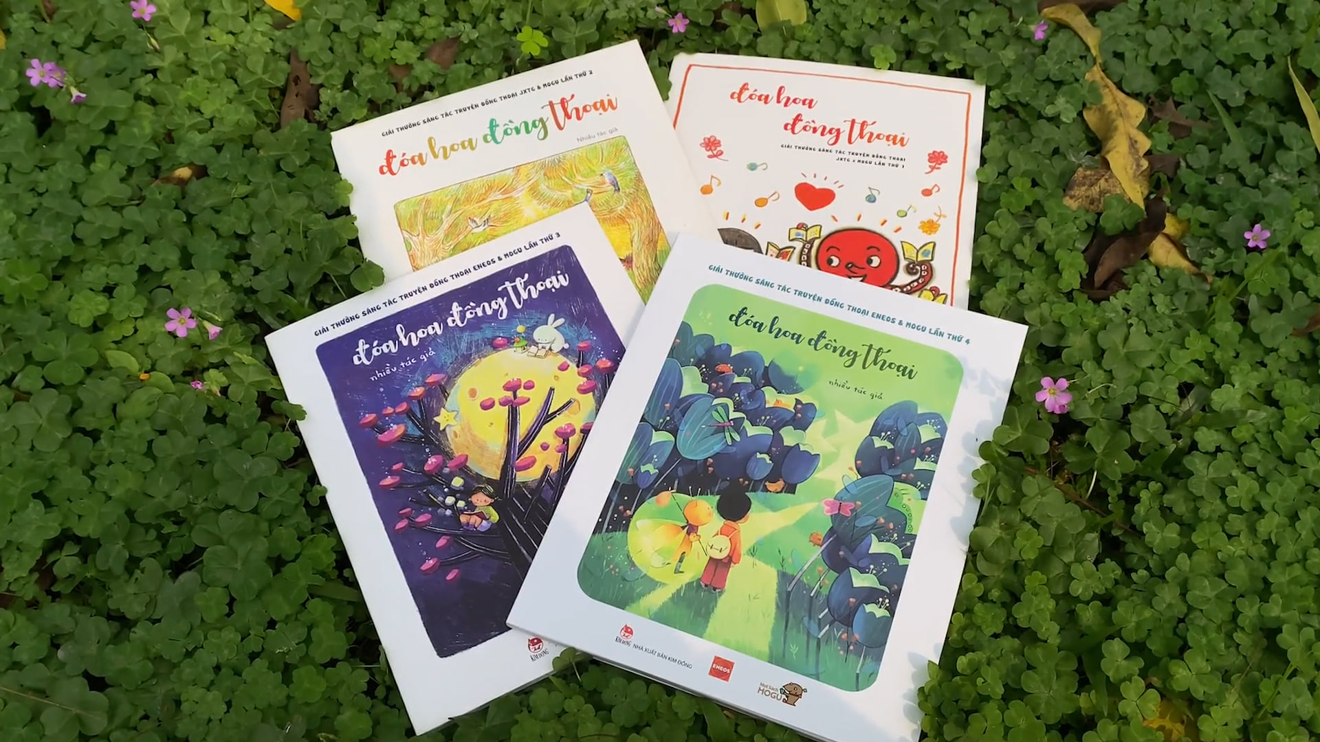 Tuyển tập 4 cuốn Đóa hoa đồng thoại Vol1, Vol2, Vol3, Vol4 - Giải thưởng sáng tác truyện đồng thoại ENEOS x MOGU.