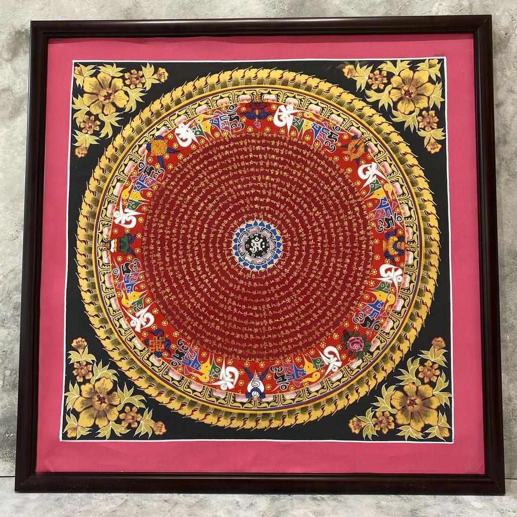 Tranh Thangka Mandala vẽ tay từ Tây Tạng