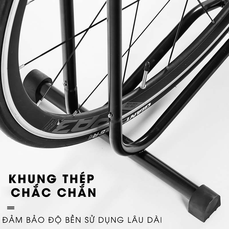 Khung đỡ bánh xe đạp chữ L LX-01 chất liệu Thép giúp đậu đỗ bánh xe đạp trước sau Mai Lee