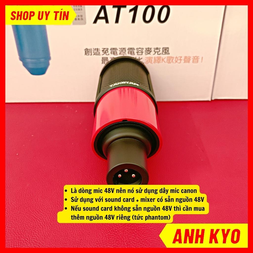 Mic thu âm PC K320, mic livestream 48v màu đỏ đen thiết kế kim loại chống han rỉ