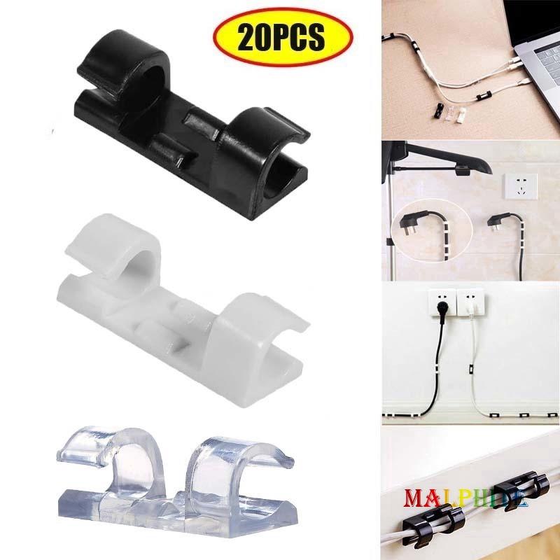 Set 20 Phụ Kiện Giữ Dây Cáp Gọn Gàng Tiện Lợi