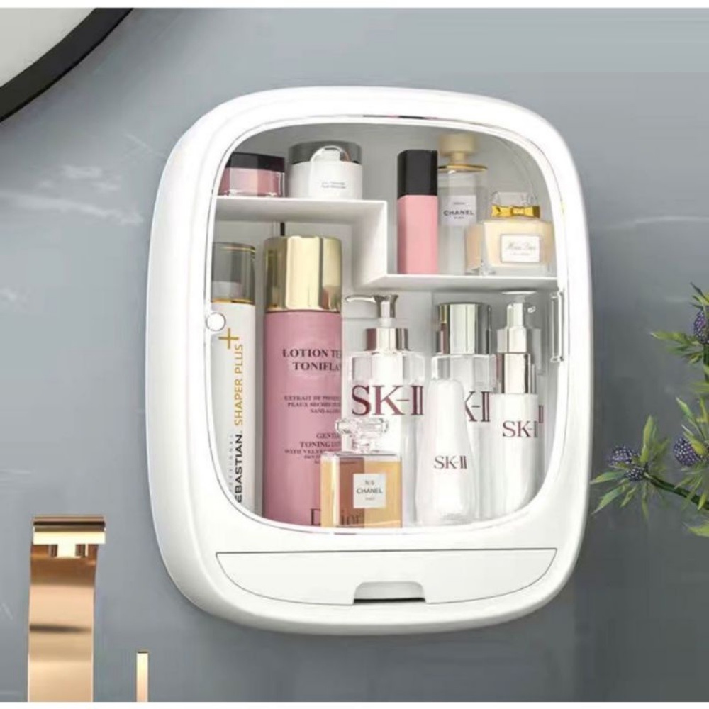 Tủ Hộp Đựng Để Đồ Trang Điểm Mỹ Mĩ Phẩm Skincare Nhà Tắm Mini Treo Dán Tường -Tủ Đựng Mỹ Phẩm Cao Cấp