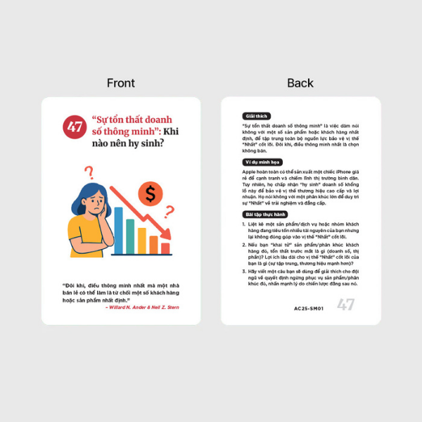 Flashcard Nhà Bán Hàng Số 1 – 52 chiến thuật đỉnh cao từ các thương hiệu lớn giúp bạn định vị và dẫn đầu thị trường