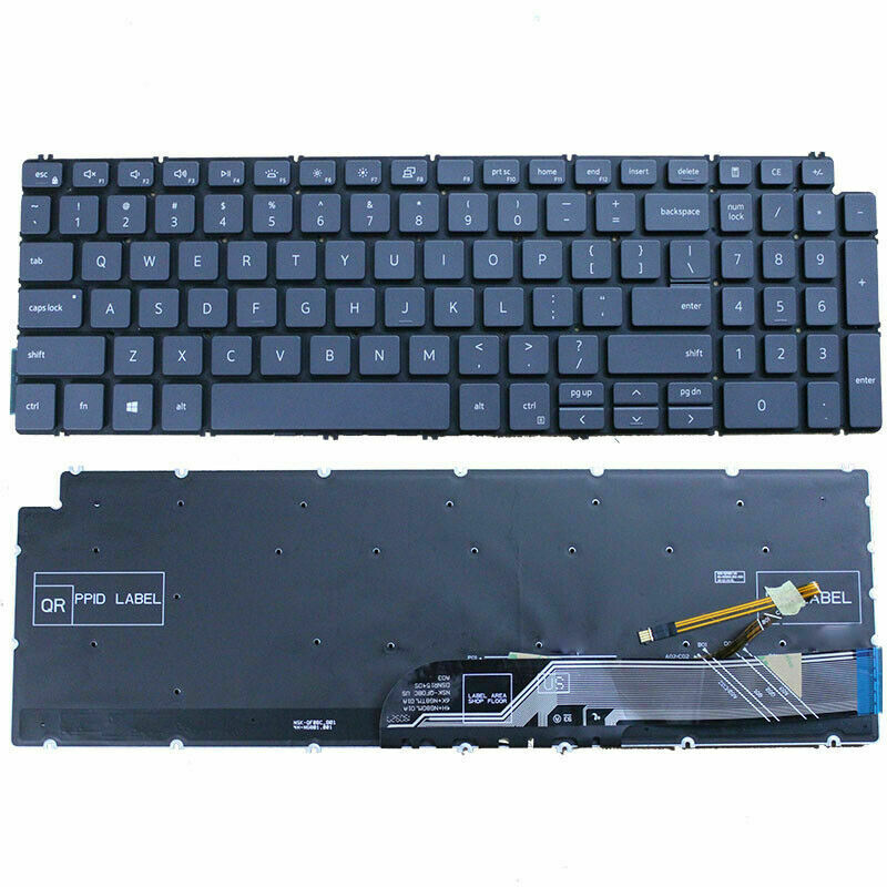 Bàn phím dành cho Laptop Dell Inspiron 15 5584 5590 5593 5594 5598 US Black