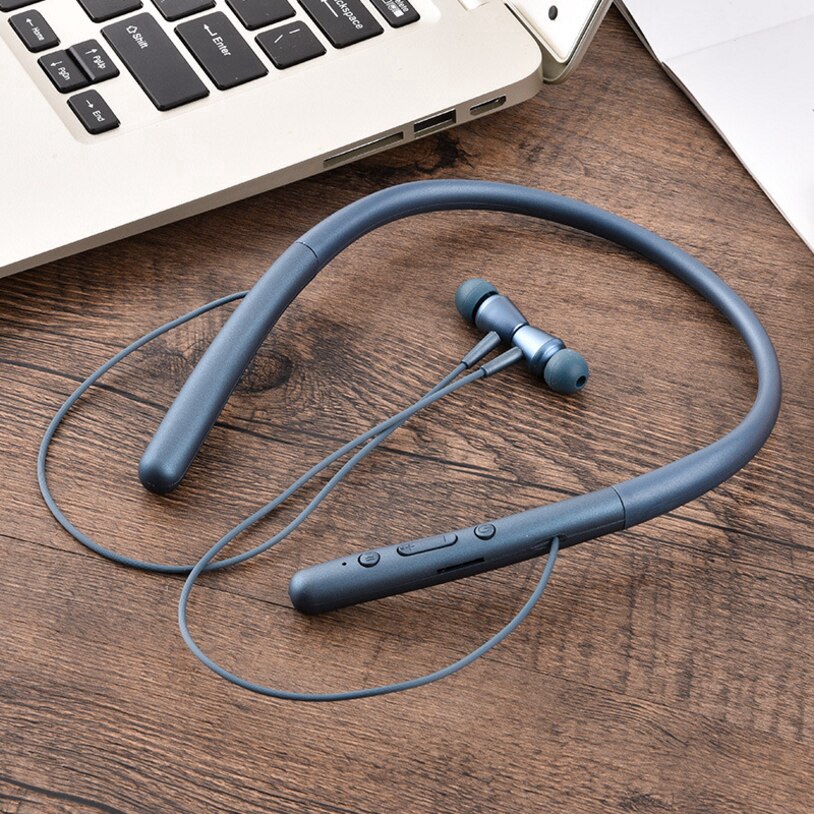 Tai nghe không dây bluetooth đeo cổ thể thao tập gym WI-H700, hỗ trợ nghe nhạc trực tiếp từ thẻ nhớ TF - Hàng chính hãng