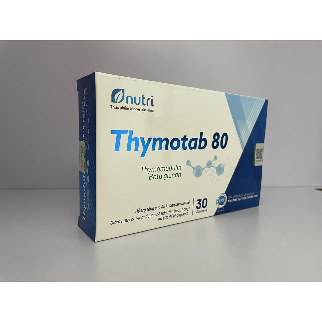 Thymotab 80 - Hỗ trợ sức đề kháng cho cơ thể, giảm nguy cơ viêm đường hô hấp trên –