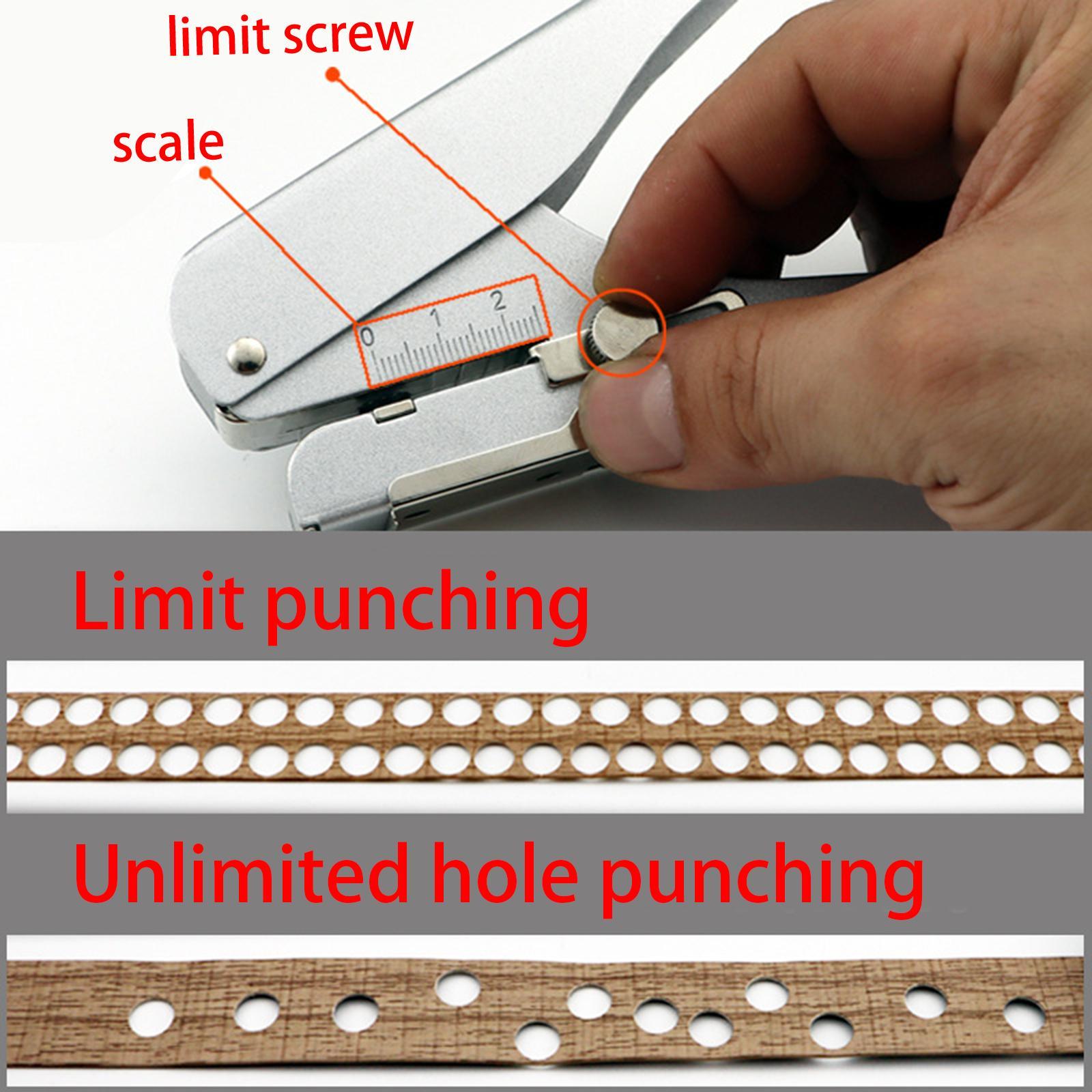 Hole Puncher Alloy Portable Punch Pliers Craft Paper DIY