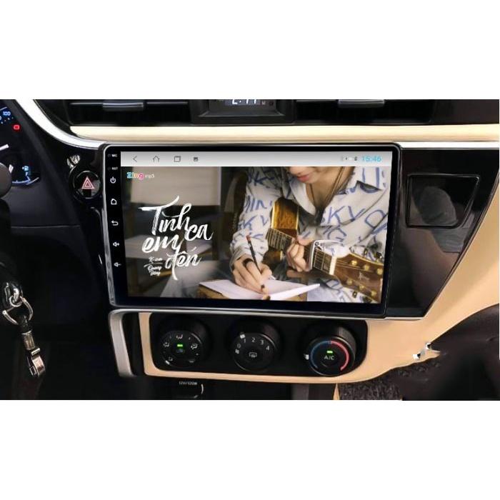 Mặt dưỡng màn hình android cho xe TOYOTA ALTIS 2018-2019