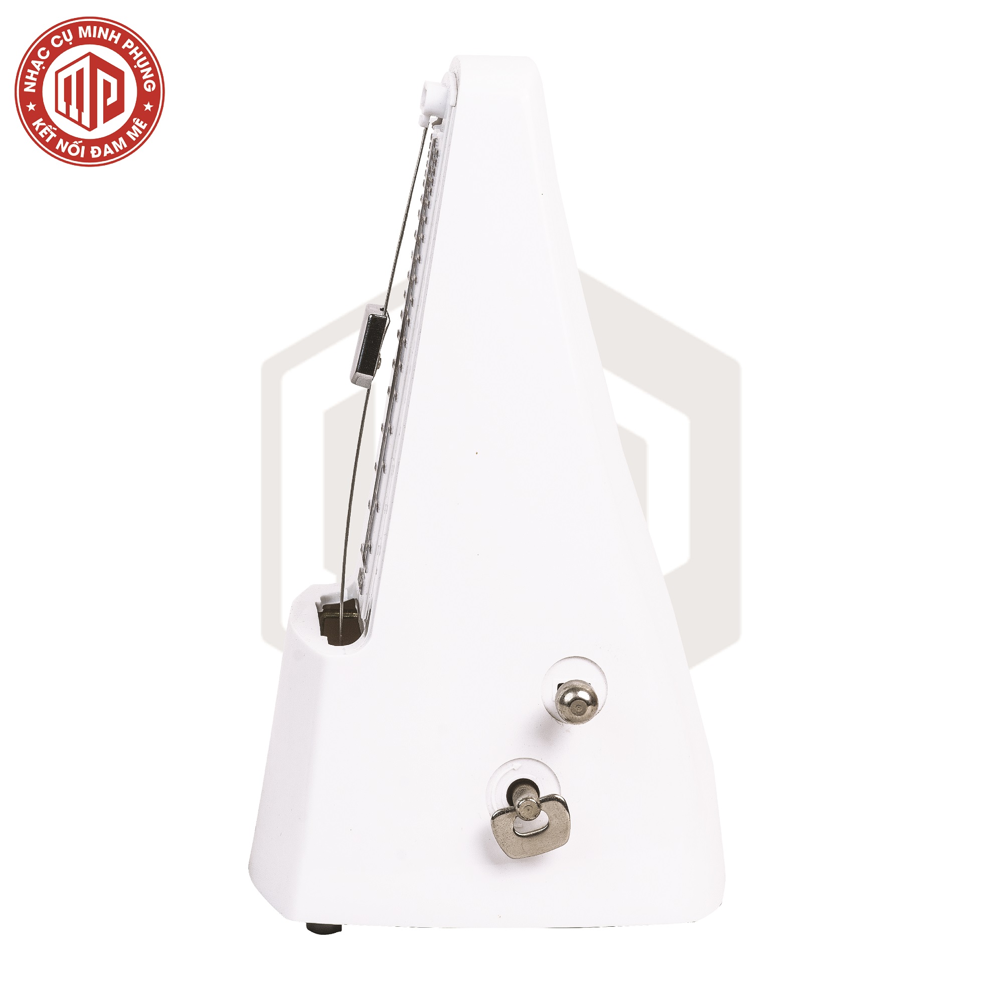 Máy đếm nhịp/ gõ nhịp/ đập nhịp cao cấp - Metronome Nikko - Màu trắng - Hàng chính hãng