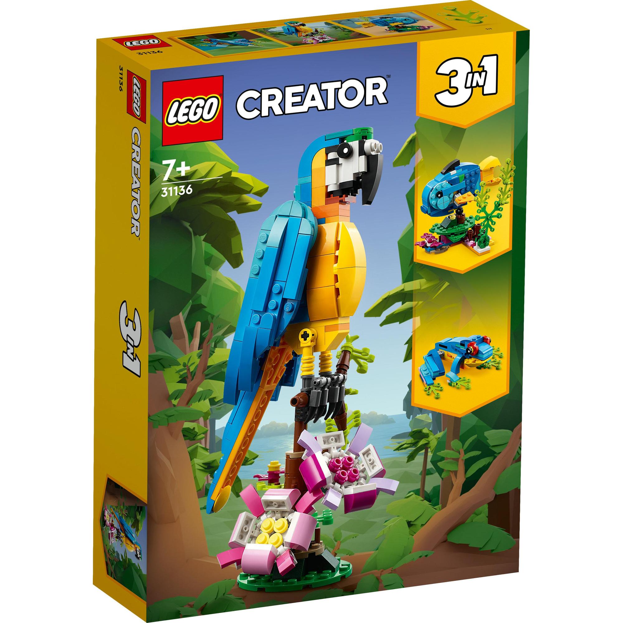 LEGO Creator 31136 Vẹt Đuôi Dài Nam Mỹ (253 chi tiết)