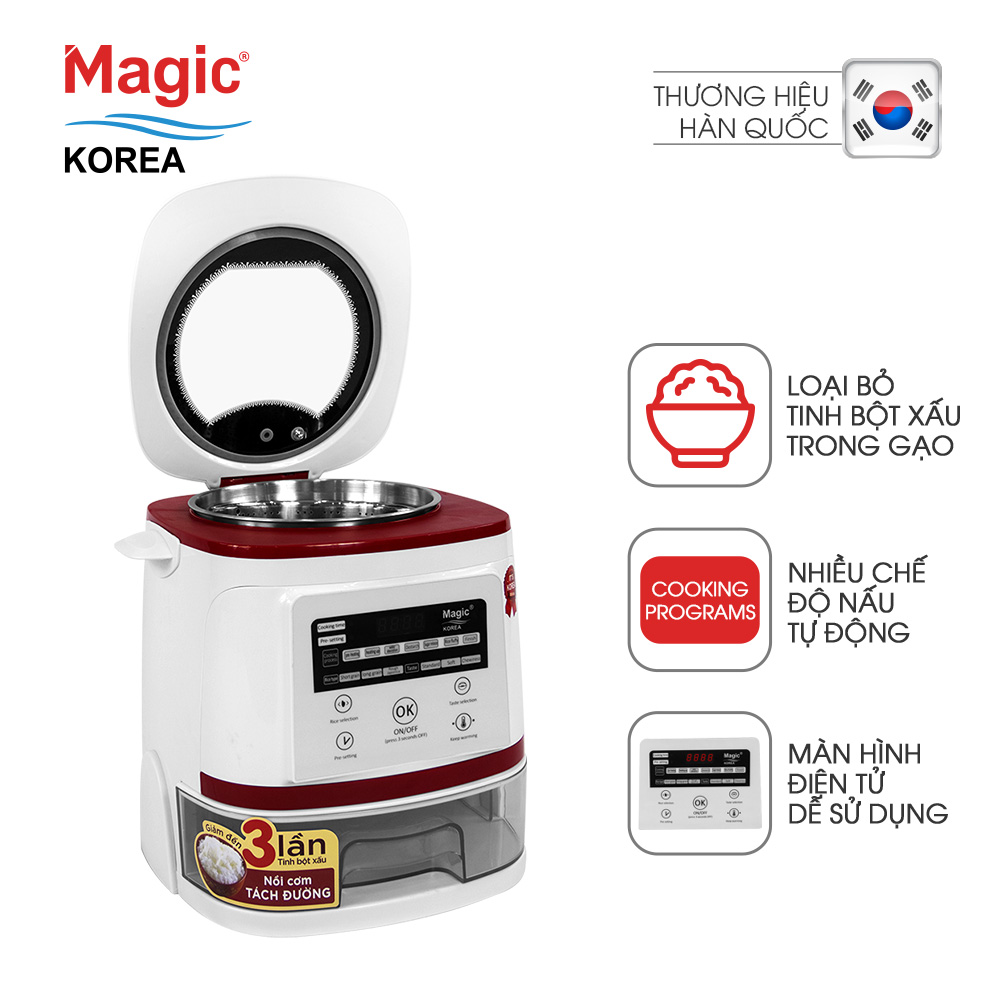 Nồi Cơm Tách Đường Magic A-511 (1.5 Lít) - Hàng Chính Hãng