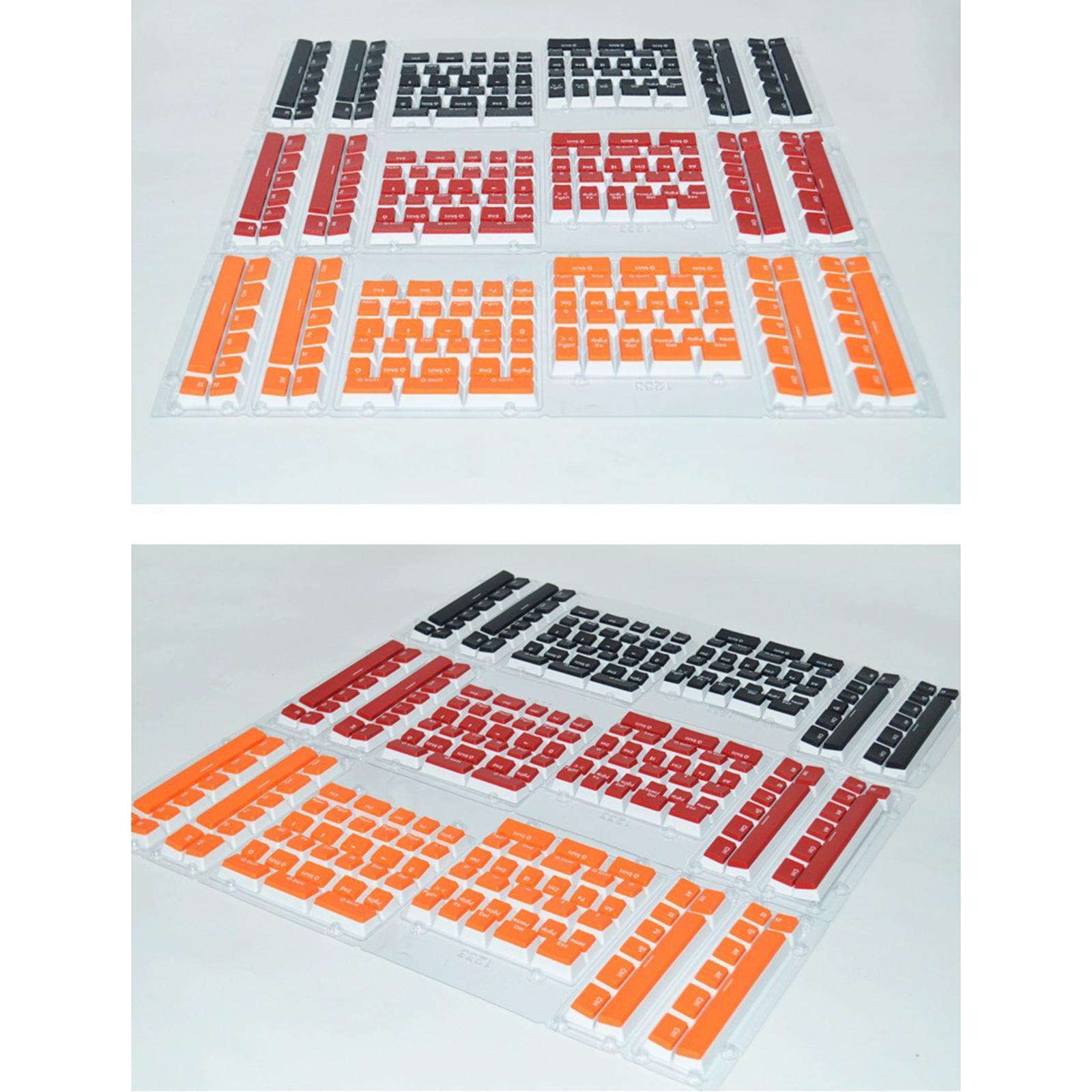 Pudding Key Caps Set Special Layout for Logitech 75 84 980 680 Blue