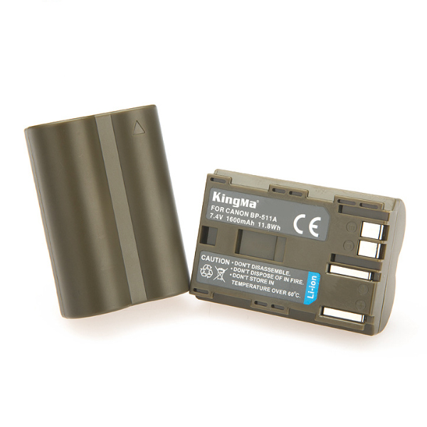 Bộ sản phẩm gồm 2 Pin + 1 Sạc KingMa BP-511A - Hàng chính hãng