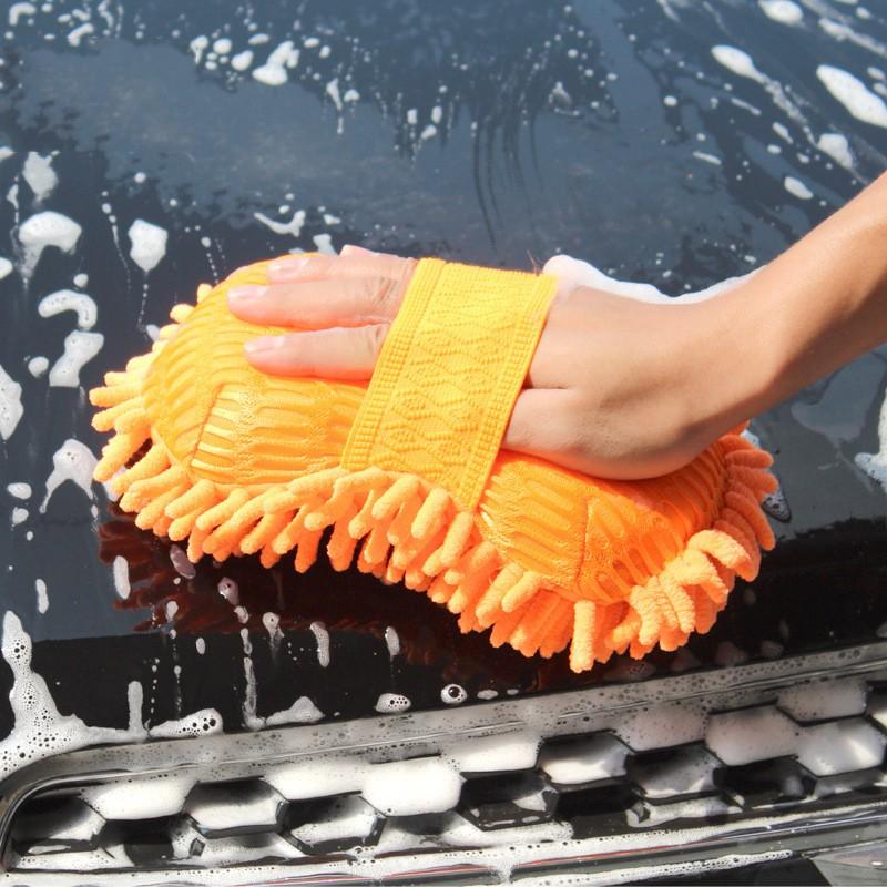 Miếng san hô rửa xe Microfiber siêu mịn tiện dụng