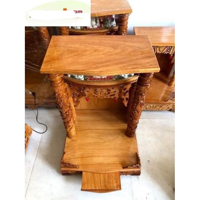 Bàn Thờ Ông Địa Căm Xe (trụ hộp đèn) 60x88x60