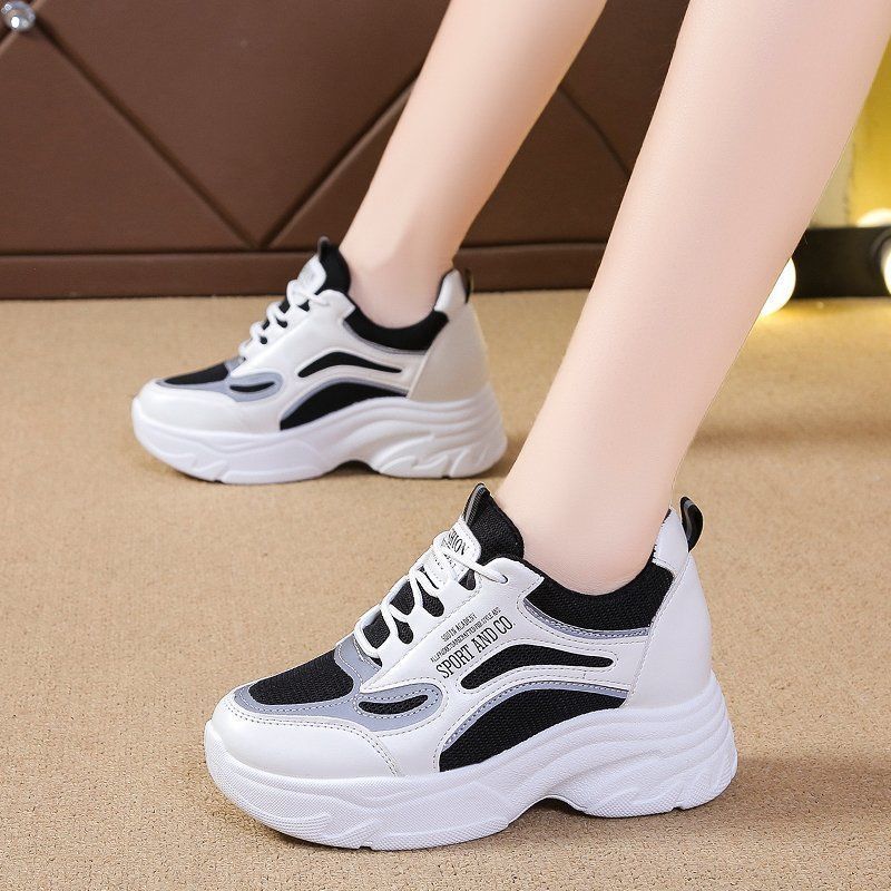 Giày bánh mì đế độn cá tính cao 7cm full size BM093