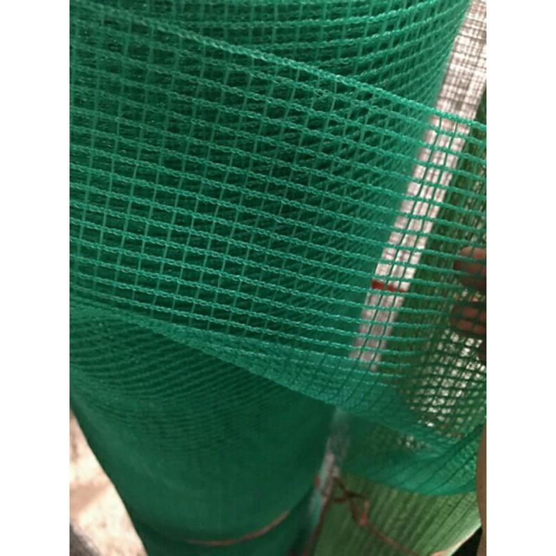Lưới cước xanh khổ cao 1m siêu dai bền - lưới nhựa, mắt dày 0.5cm Loại 1