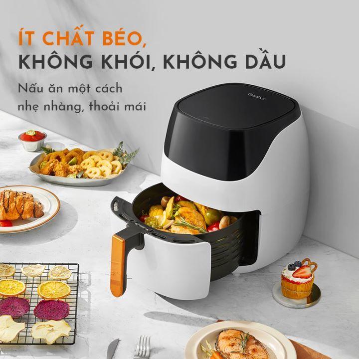 Nồi chiên không dầu điện tử GAABOR GA-E6A dung tích 6L công suất mạnh 1500W - Hàng chính hãng