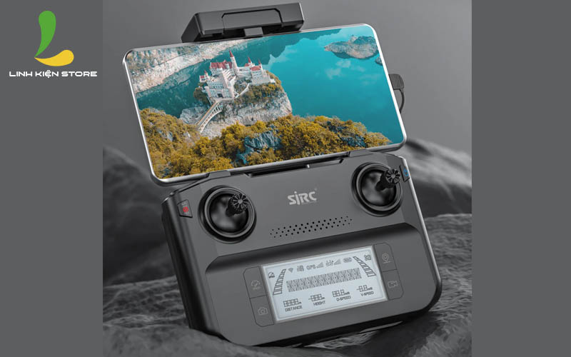 Flycam SJRC F22 S2 Pro+ / F22S 4K Pro - Thiết bị bay có chống rung 2 trục cùng tính năng cảm biến va chạm trước bằng laser , khoảng cách truyền hình ảnh lên đến 6000m - Hàng nhập khẩu