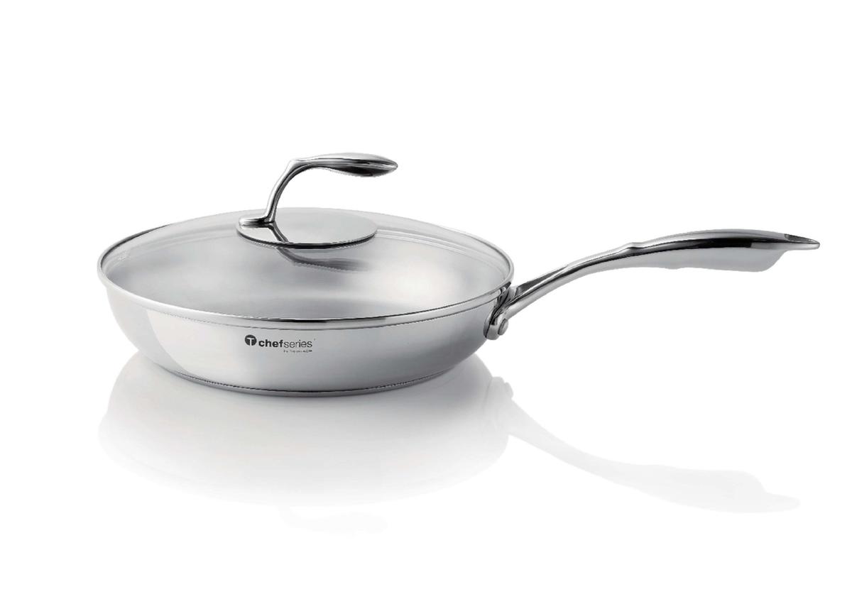 Chảo T Chef Series Frypan 28cm (nắp kính) TUPPERWARE